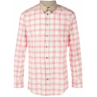 Dolce & Gabbana Camisa xadrez com botões - Rosa