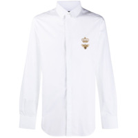 Dolce & Gabbana Camiseta com bordado de coroa no busto - Branco