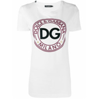 Dolce & Gabbana Camiseta com estampa de logo - Branco