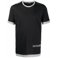 Dolce & Gabbana Camiseta com estampa DG - Preto
