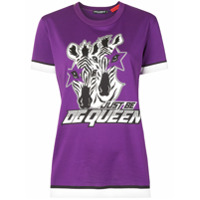 Dolce & Gabbana Camiseta com estampa DG Queen - Roxo