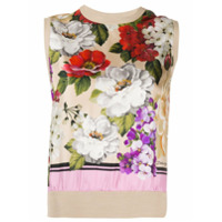 Dolce & Gabbana Camiseta com estampa floral - Neutro