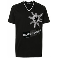 Dolce & Gabbana Camiseta com estampa gráfica - Preto