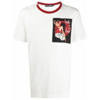 Dolce & Gabbana Camiseta com estampa Pin Up - Branco