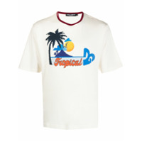 Dolce & Gabbana Camiseta com estampa Tropical - Neutro