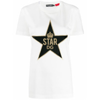 Dolce & Gabbana Camiseta com estrela DG - Branco
