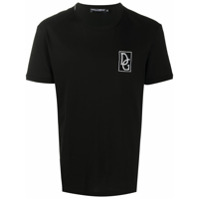 Dolce & Gabbana Camiseta com logo bordado - Preto