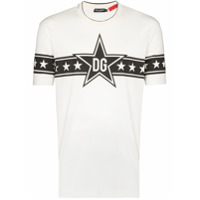 Dolce & Gabbana Camiseta com logo DG Star - Branco