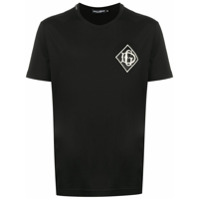 Dolce & Gabbana Camiseta com patch de logo - Preto