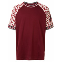 Dolce & Gabbana Camiseta decote careca com estampa de logo - Vermelho