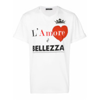 Dolce & Gabbana Camiseta 'L'Amore È Bellezza' - Branco