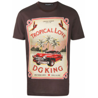 Dolce & Gabbana Camiseta Tropical Love - Vermelho