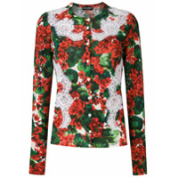 Dolce & Gabbana Cardigan de tricô estampa floral - Estampado