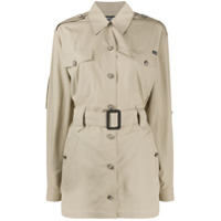 Dolce & Gabbana Chemise com cinto e botões - Neutro