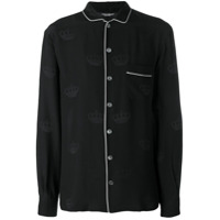 Dolce & Gabbana contrast piping pyjama top - Preto