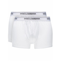 Dolce & Gabbana Cueca boxer com logo no cós - Branco