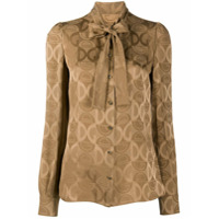 Dolce & Gabbana DG logo jacquard blouse - Neutro