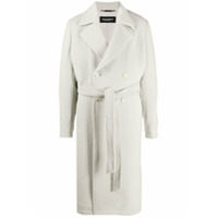 Dolce & Gabbana double-breasted belted coat - Branco