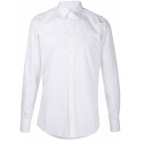 Dolce & Gabbana embroidered-crest shirt - Branco