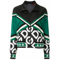 Dolce & Gabbana Jaqueta bomber logo estampado - Verde