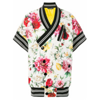 Dolce & Gabbana Jaqueta floral em seda mista - Estampado