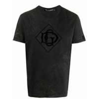 Dolce & Gabbana logo print cotton T-shirt - Cinza