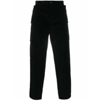 Dolce & Gabbana loose fit corduroy trousers - Preto