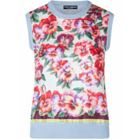 Dolce & Gabbana Regata com estampa floral - Azul