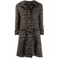 Dolce & Gabbana Sandália plataforma com detalhe de aplicação - Marrom