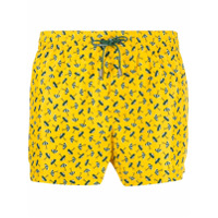 Dolce & Gabbana Short de natação com estampa - Amarelo