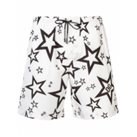 Dolce & Gabbana Short de natação com estampa de estrela - Branco