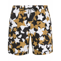 Dolce & Gabbana Short de natação com estampa de estrelas - Preto