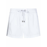 Dolce & Gabbana Short de natação com logo - Branco