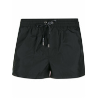 Dolce & Gabbana Shorts de natação listrado - Preto