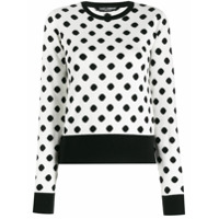 Dolce & Gabbana Suéter de cashmere com poás - Branco