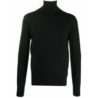 Dolce & Gabbana Suéter gola alta de tricô leve - Preto
