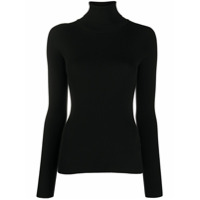 Dolce & Gabbana Suéter slim com gola alta de lã virgem - Preto