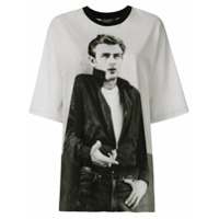 Dolce & Gabbana T-shirt oversized estampada - Neutro