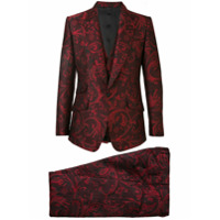 Dolce & Gabbana Terno 3 peças de jacquard - Vermelho