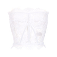 Dolce & Gabbana Tomara que caia corselet - Branco