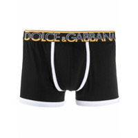 Dolce & Gabbana Underwear Cueca com logo no cós - Preto
