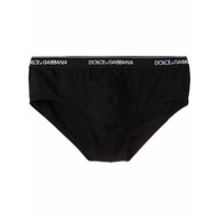Dolce & Gabbana Underwear Cueca com logo - Preto