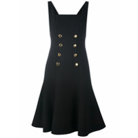 Dolce & Gabbana Vestido com detalhe de botões - Preto