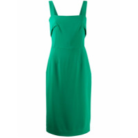 Dolce & Gabbana Vestido com gola quadrada - Verde