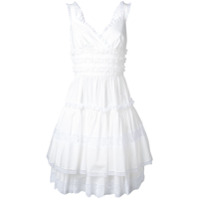 Dolce & Gabbana Vestido com recorte de renda - Branco