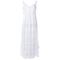 Dolce & Gabbana Vestido longo com renda - Branco