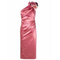 Dolce & Gabbana Vestido midi drapeado com aplicações - Rosa