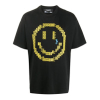 DOMREBEL Camiseta mangas curtas com estampa de Smile - Preto