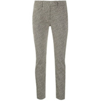 Dondup Calça slim com estampa de leopardo - Preto