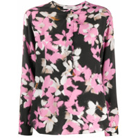 Dorothee Schumacher Blusa com estampa floral gráfica - Preto